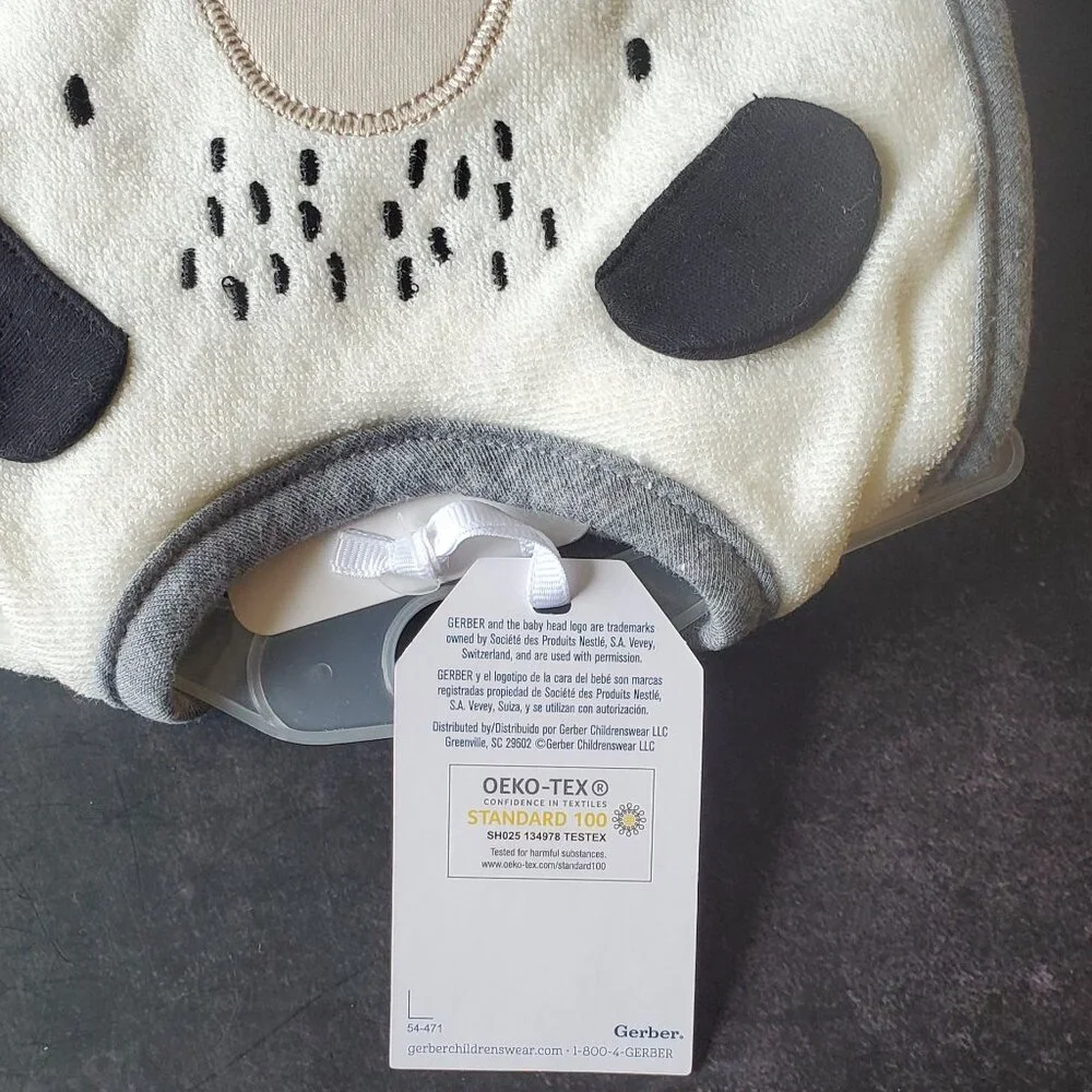 Baby Boys Bear Bibs 4-Pack by Gerber
